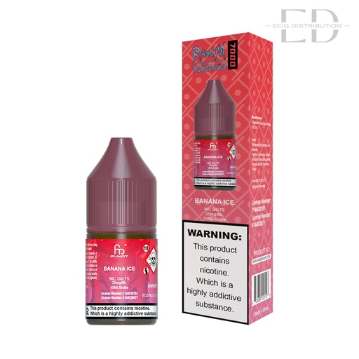 [FUMRNIS-BI20MG] Fumot RandM Nic Salts - Banana Ice 20MG