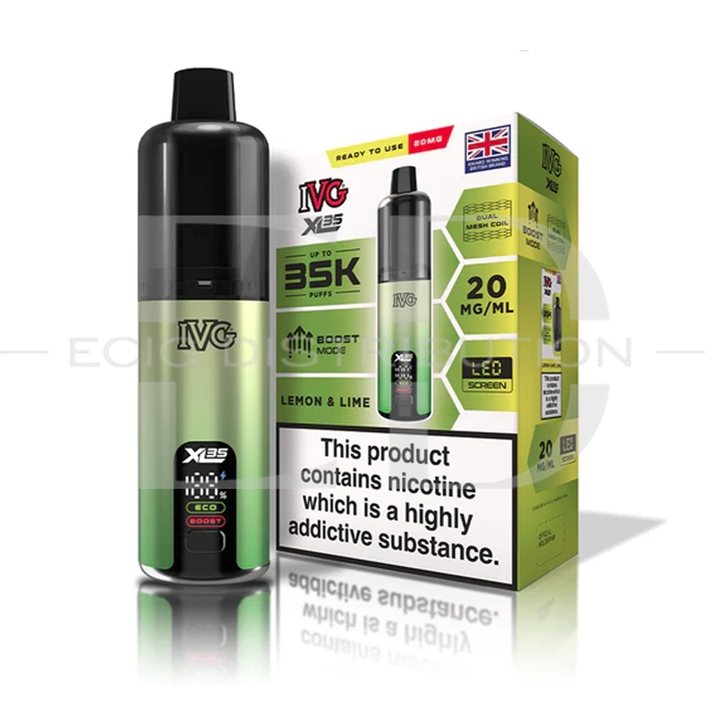 IVG XL 35 Pod Kit - Lemon Lime 20MG