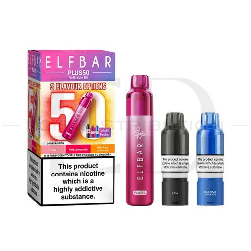 [ELFPlus50POK-DE] Elfbar Plus50 Pod Kit - Drinks Edition