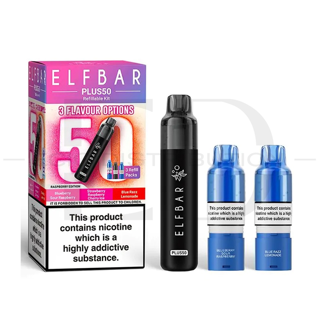 Elfbar Plus50 Pod Kit - Raspberry Edition