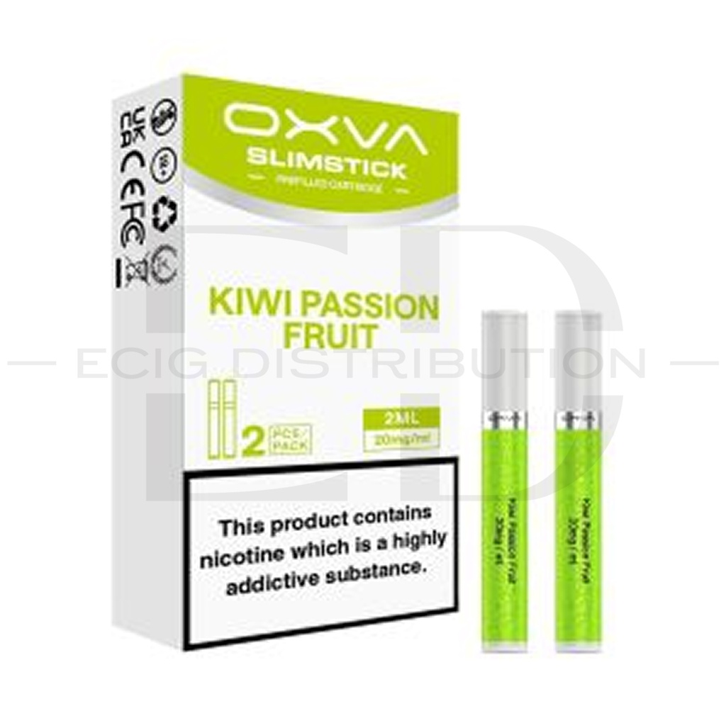 Oxva SlimStick Refillable Pod 2Pcs/Pack - Kiwi Passion Fruit 20MG