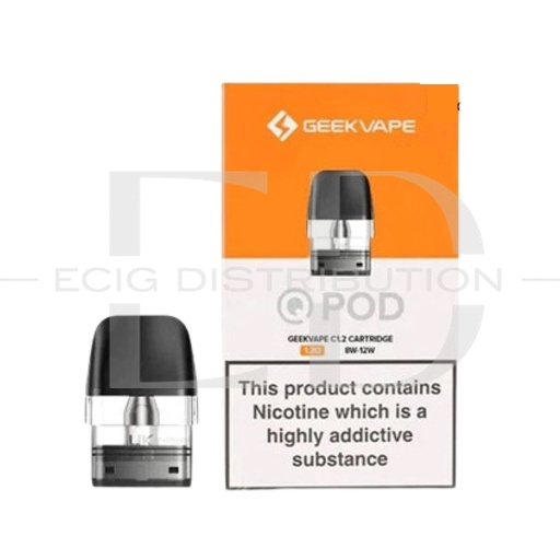 [GEEQREP3Pcs/Pack-1.2OHM] Geekvape Q Refillable Pod 3Pcs/Pack - 1.2 Ohm