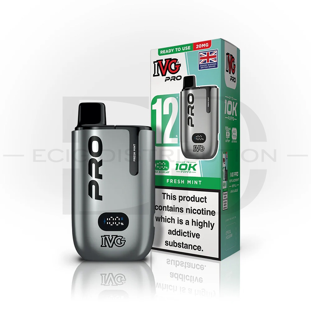 IVG Pro 12 Pod Kit - Fresh Mint 20MG