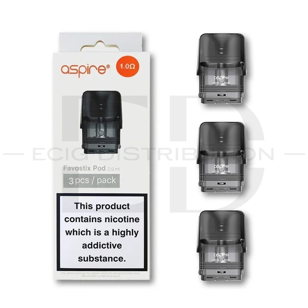 Aspire Favostix Refillable Pod 3Pcs/Pack - 1.0 Ohm