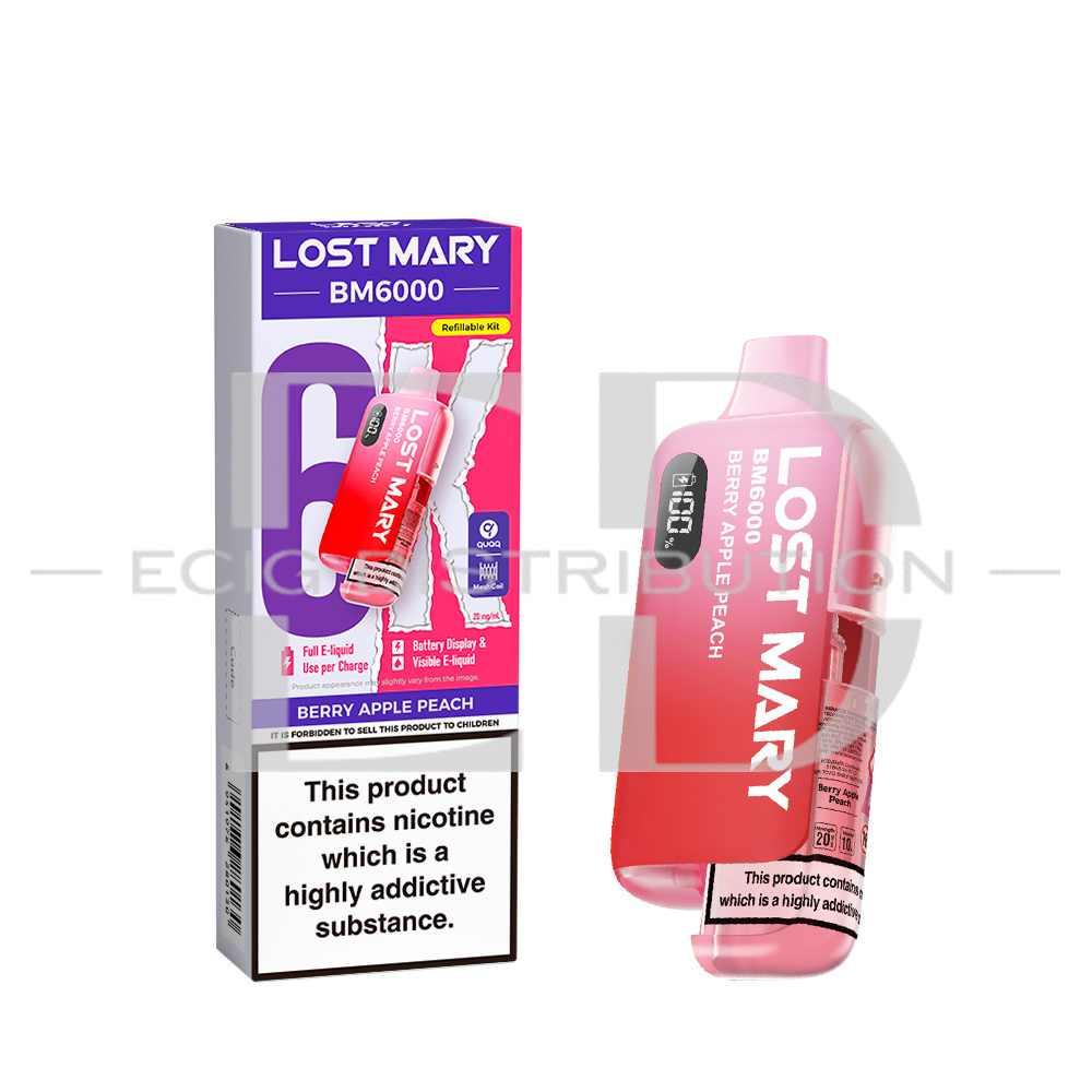 Lost Mary BM6000 Pod Kit - Berry Apple Peach