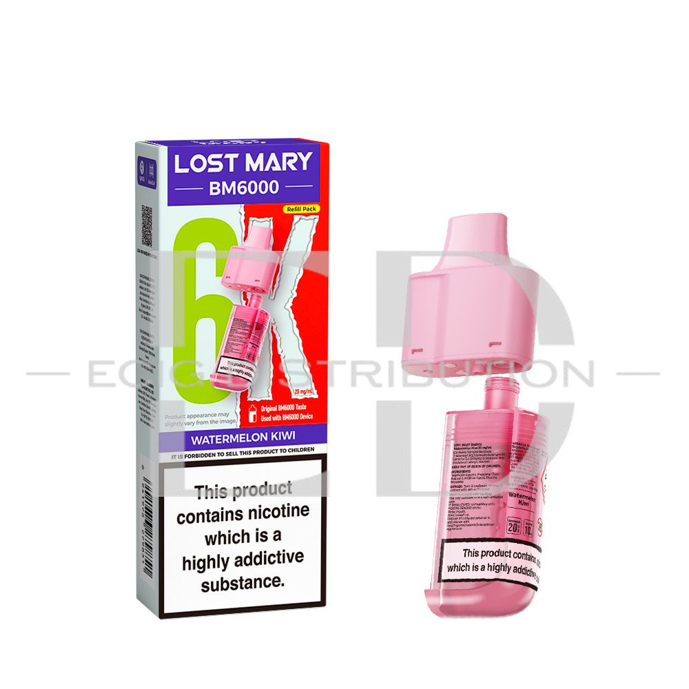 Lost Mary BM6000 Refillable Pod - Watermelon Kiwi