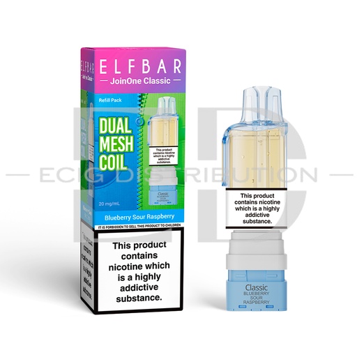 [ELFJoinOne15KCLSRP-BSR] Elfbar JoinOne15K Classic Series Refillable Pod - Blueberry Sour Raspberry