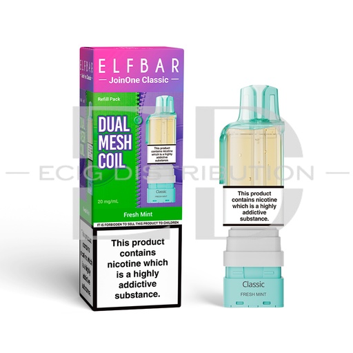 [ELFJoinOne15KCLSRP-FM] Elfbar JoinOne15K Classic Series Refillable Pod - Fresh Mint