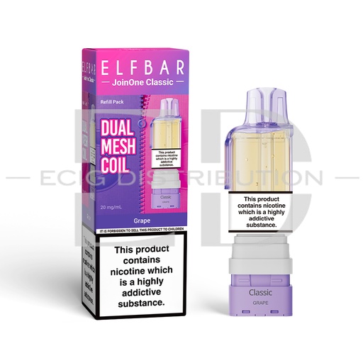 [ELFJoinOne15KCLSRP-G] Elfbar JoinOne15K Classic Series Refillable Pod - Grape