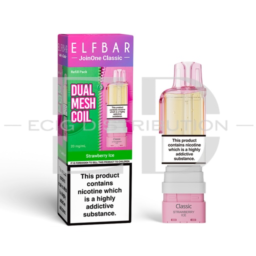 [ELFJoinOne15KCLSRP-SI] Elfbar JoinOne15K Classic Series Refillable Pod - Strawberry Ice