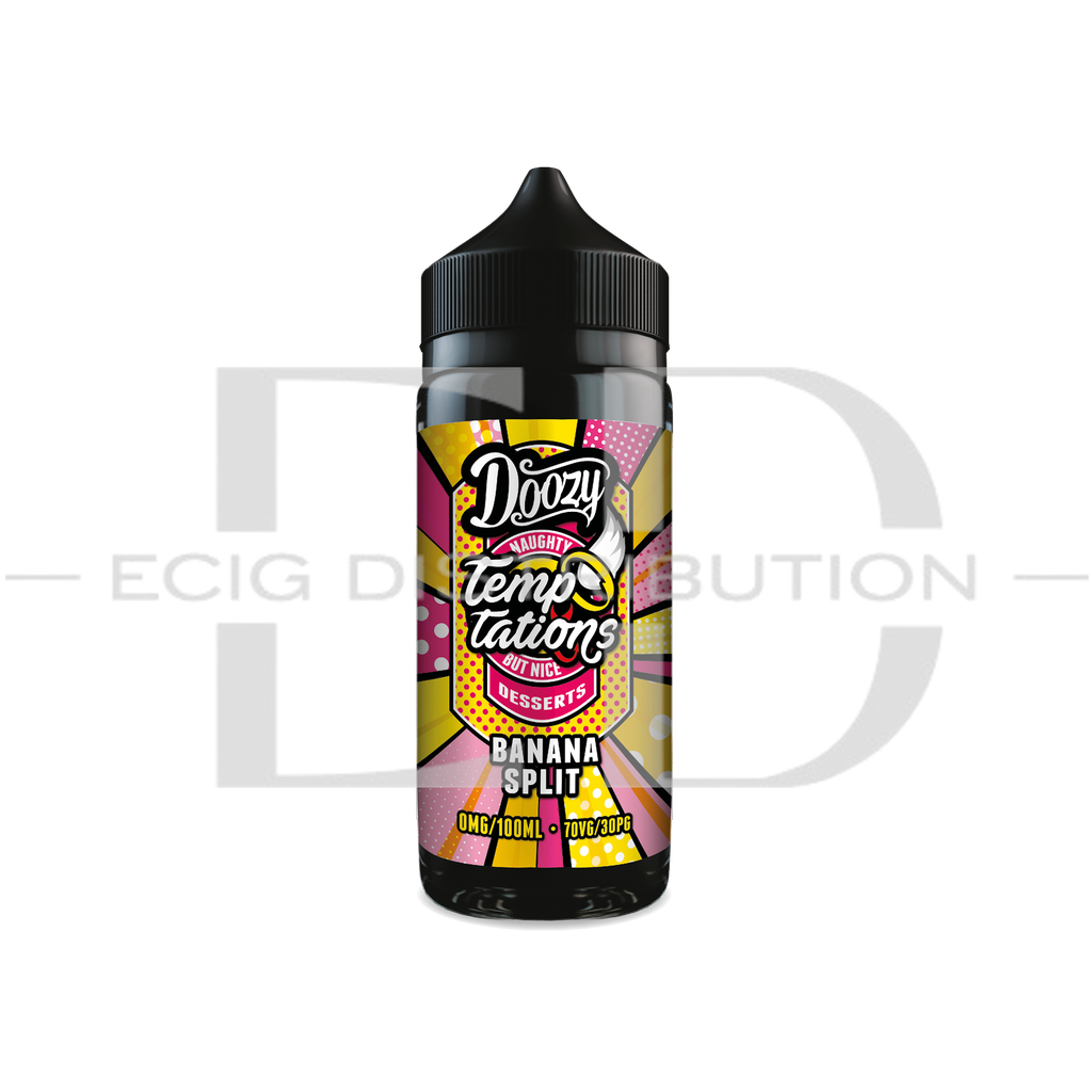 Doozy Temptations 100ML Shortfill 70/30 - Banana Split 0MG