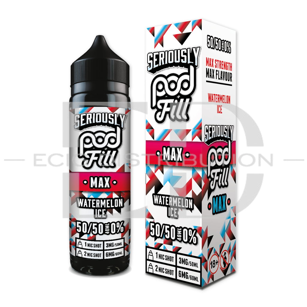 Doozy Seriously Pod Fill Max 60ML 50/50 - Watermelon Ice