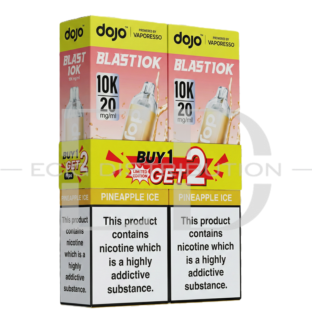 Vaporesso Dojo Blast 10K Pod Kit Bundle - Pineapple Ice 20MG 
