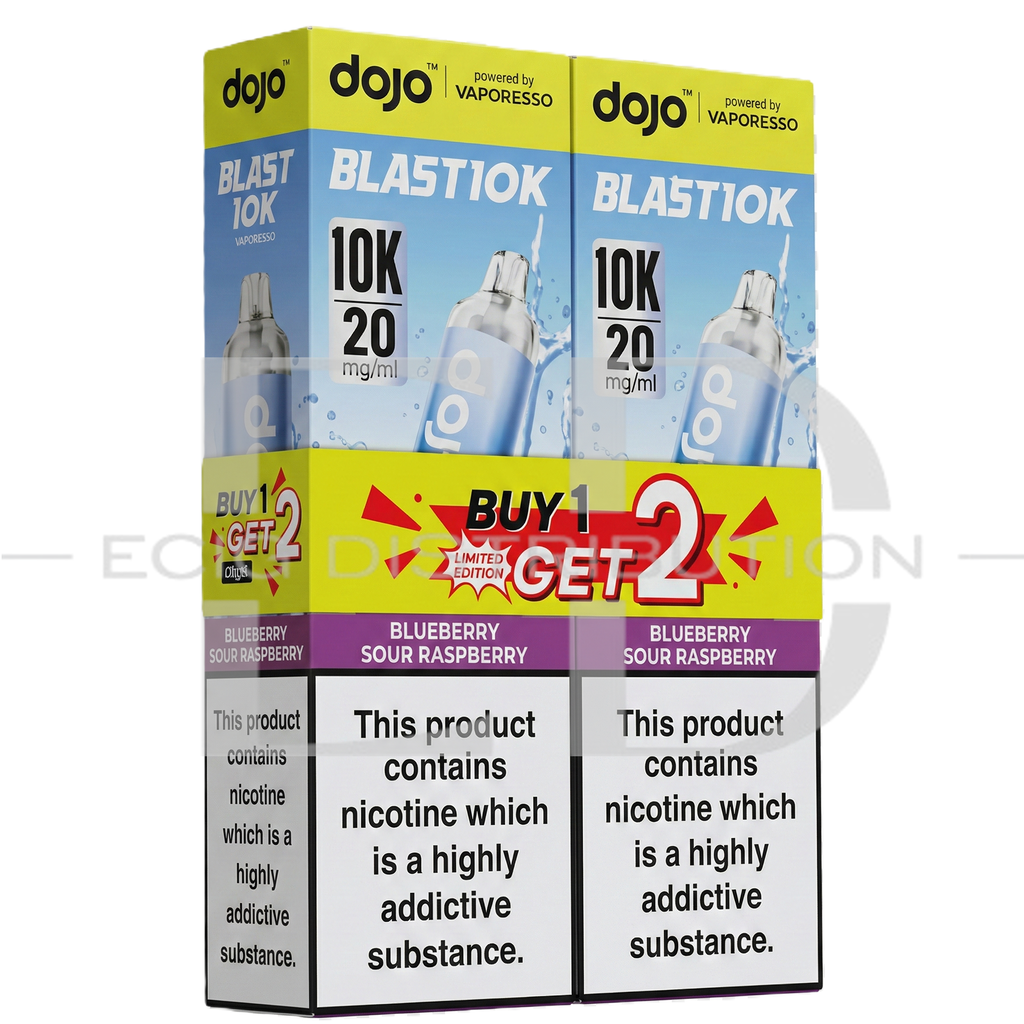 Vaporesso Dojo Blast 10K Pod Kit Bundle - Blueberry Sour Raspberry 20MG  