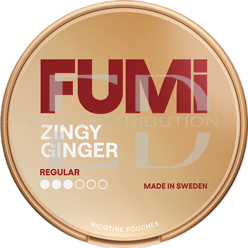 [FUMRNIP-ZG4MG] Fumi Regular Nicotine Pouches - Zingy Ginger 4MG