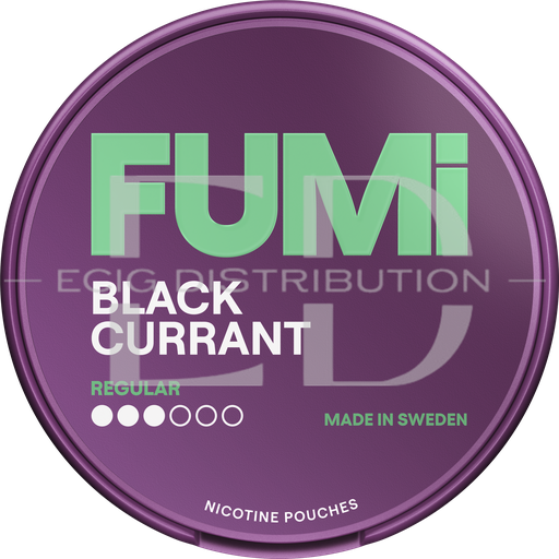 [FUMRNIP-B4MG] Fumi Regular Nicotine Pouches - Blackcurrant 4MG