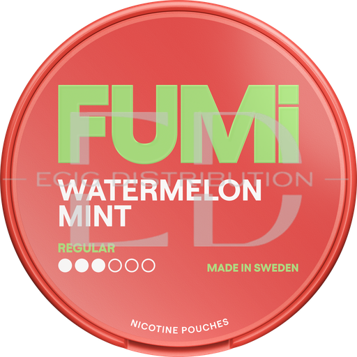 [FUMRNIP-WM4MG] Fumi Regular Nicotine Pouches - Watermelon Mint 4MG