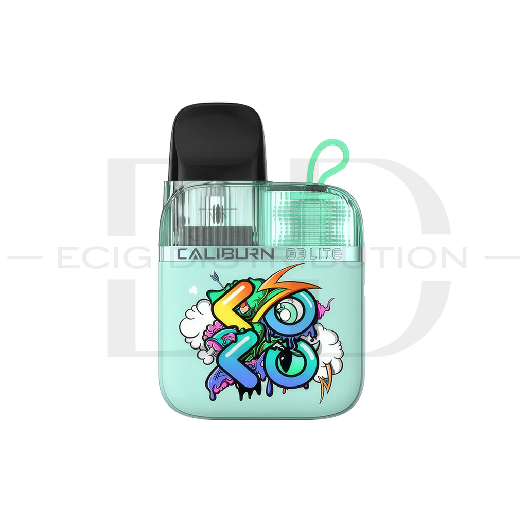 Uwell Caliburn G3 Lite Koko Pod Kit - Graffiti Cyan