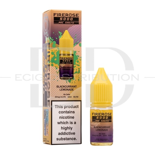 [FIRNSA-BL20MG] Firerose Nic Salts - Blackcurrant Lemonade 20MG