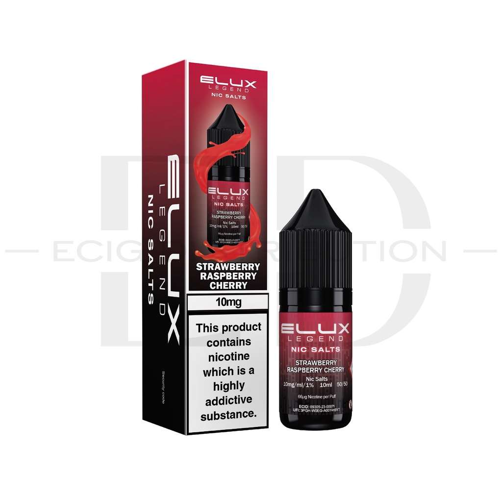 Elux Nic Salts - Strawberry Raspberry Cherry 10MG