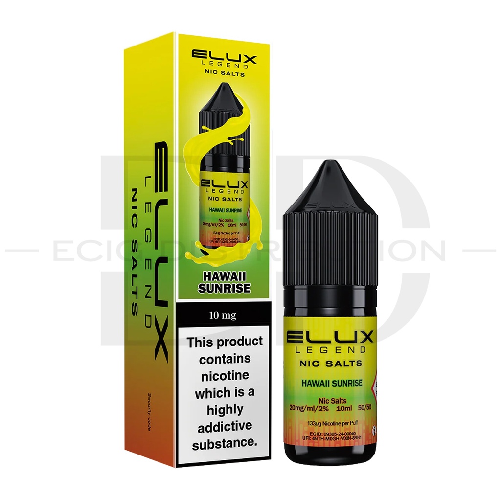 Elux Nic Salts - Hawaii Sunrise 10MG