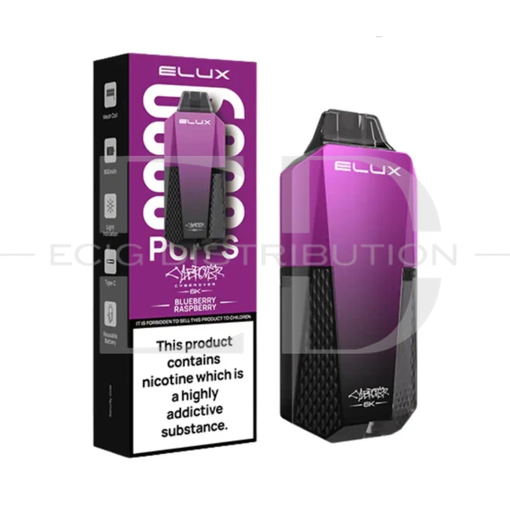 Elux Cybreover Pod Kit - Blueberry Raspberry