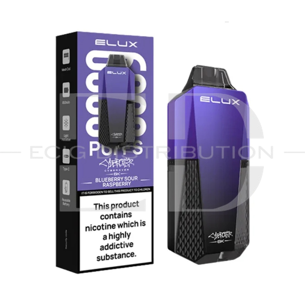 Elux Cybreover Pod Kit - Blueberry Sour Raspberry