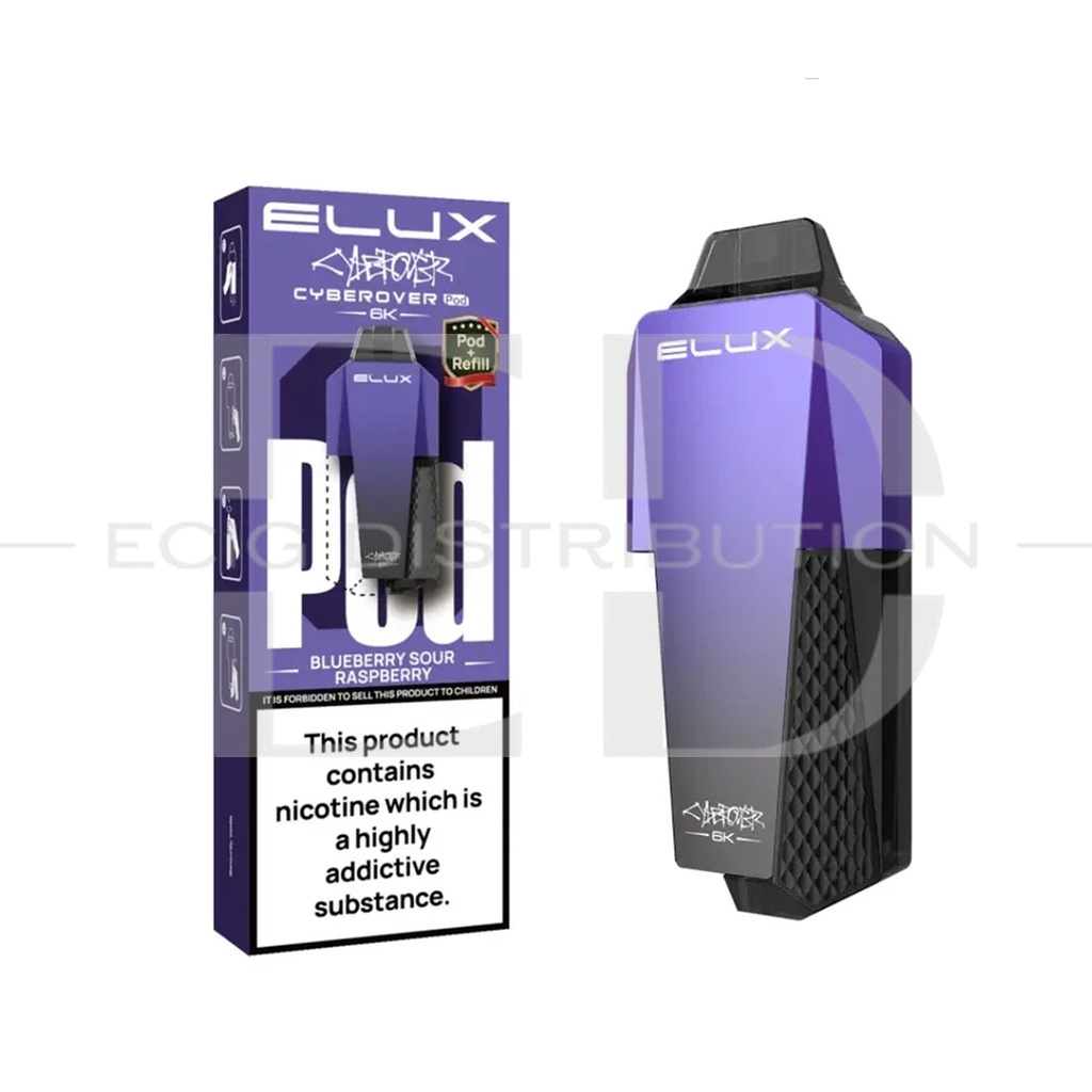 Elux Cybreover Refillable Pod - Blueberry Sour Raspberry
