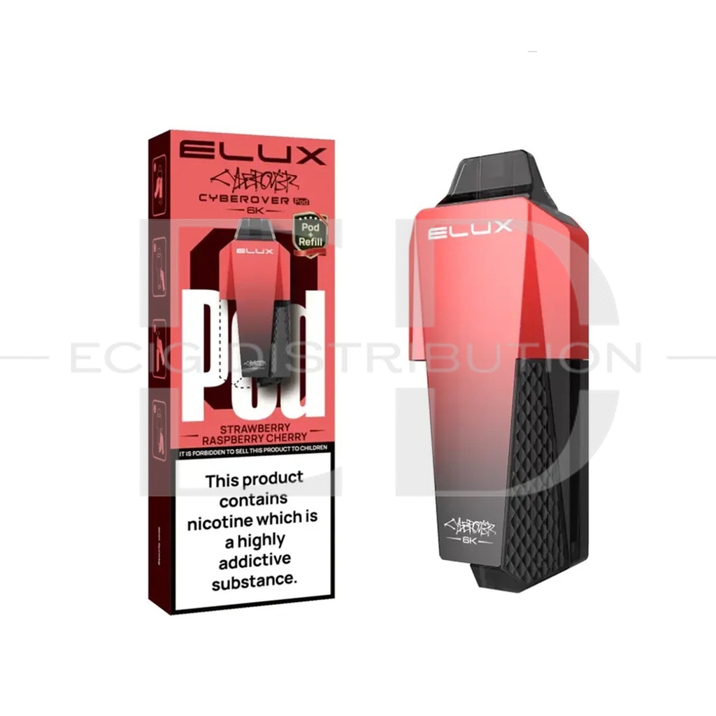 Elux Cybreover Refillable Pod - Strawberry Raspberry Cherry