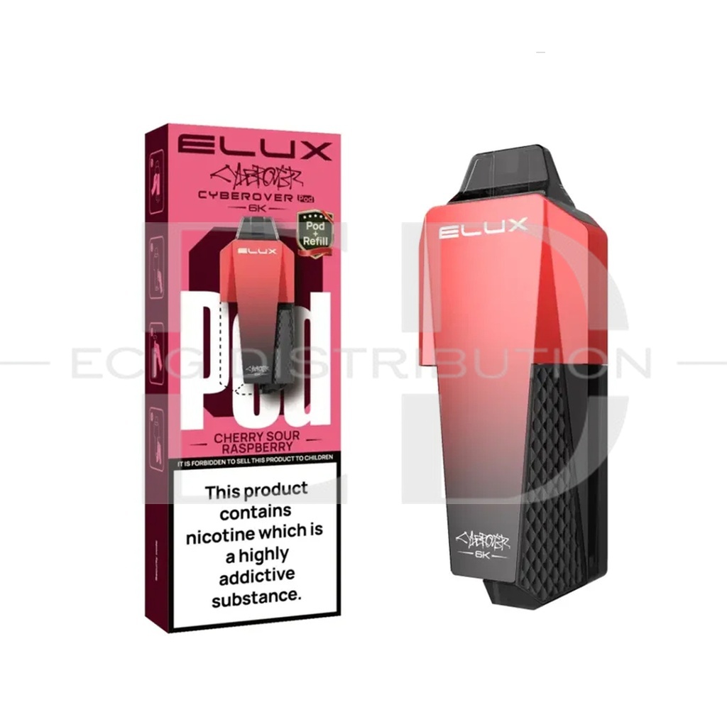 Elux Cybreover Refillable Pod - Cherry Sour Raspberry