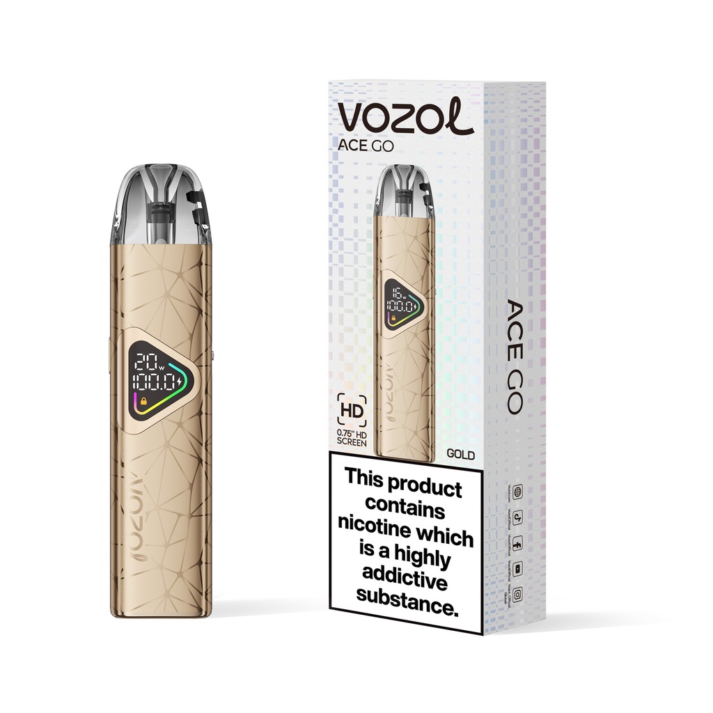 Vozol Ace Go Pod Kit - Gold
