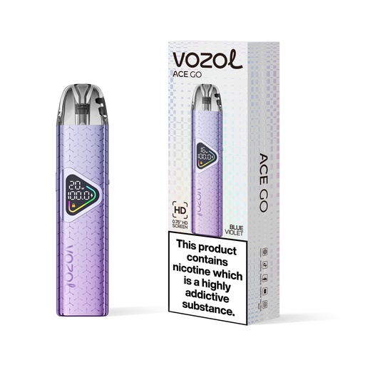 [VOZAGOPK-BV] Vozol Ace Go Pod Kit - Blue Voilet