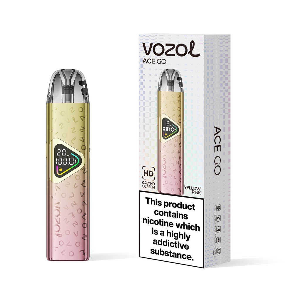 Vozol Ace Go Pod Kit - Yellow Pink