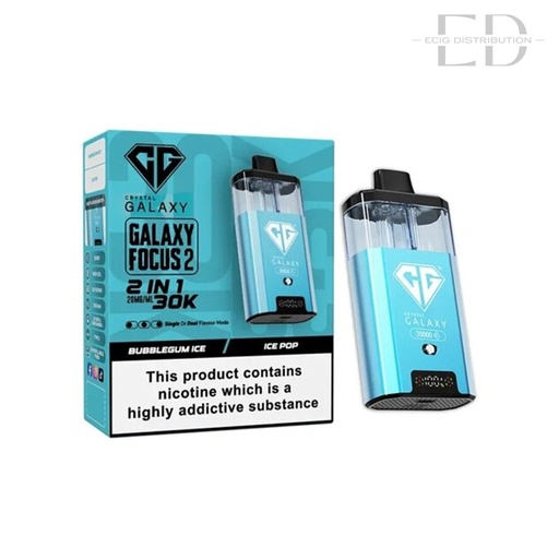 [CRYGFO230KPK-BIIP20MG] Crystal Galaxy Focus 2 30K Pod Kit - Bubblegum Ice / Ice Pop 20MG