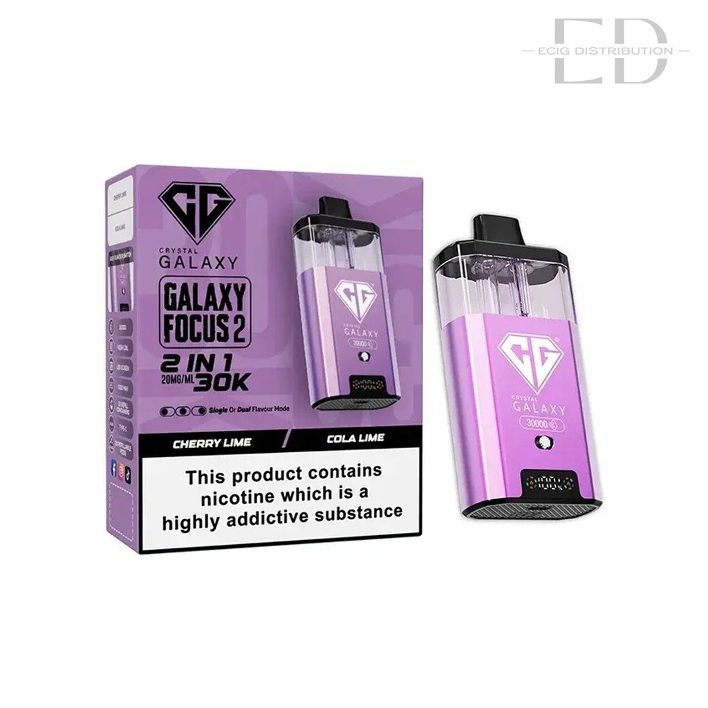 Crystal Galaxy Focus 2 30K Pod Kit - Cherry Lime / Cola Lime 20MG