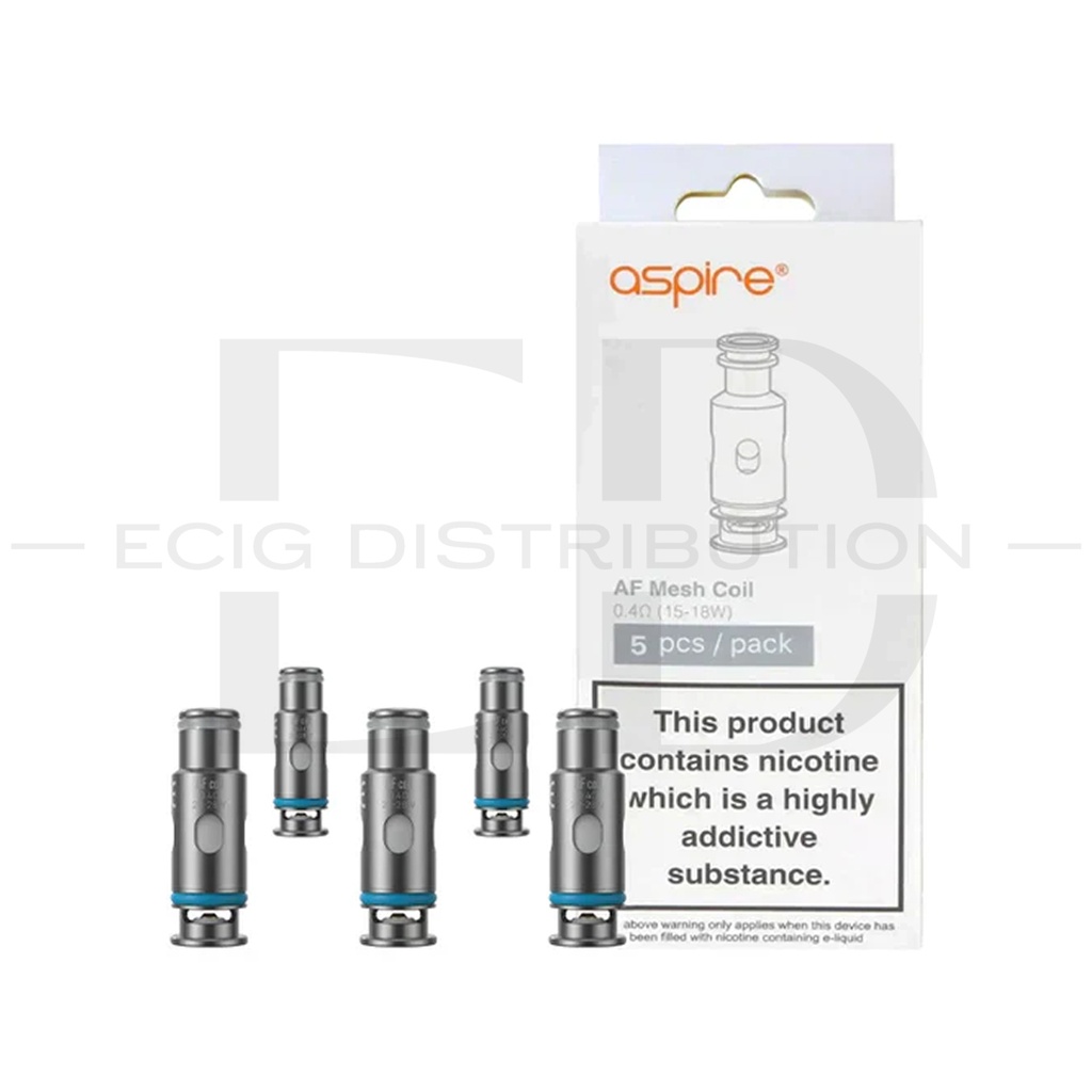 Aspire AF Meshed Coil 5Pcs/Pack - 0.4 Ohm