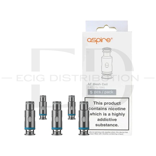[ASPAMEC5Pcs/Pack-0.4OHM] Aspire AF Meshed Coil 5Pcs/Pack - 0.4 Ohm