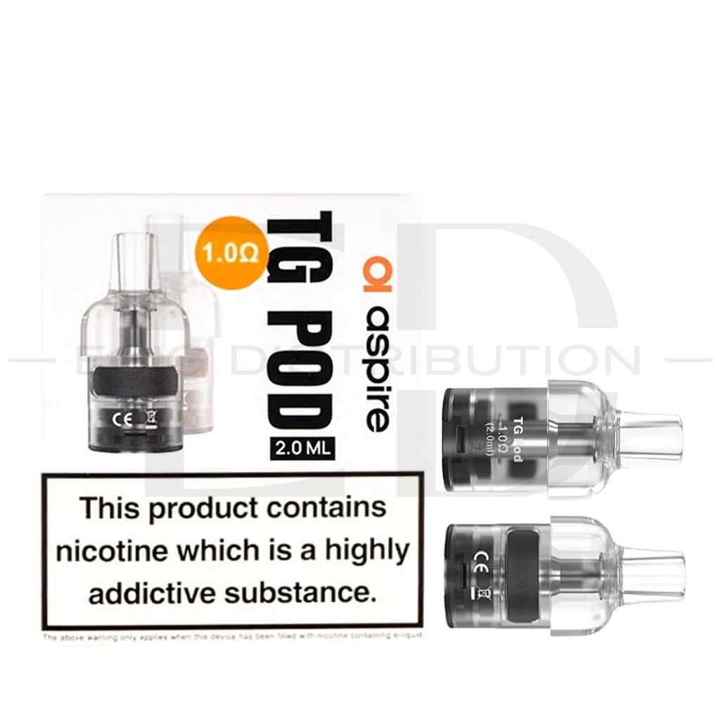 Aspire TG Refillable Pod 2Pcs/Pack - 1.0 Ohm
