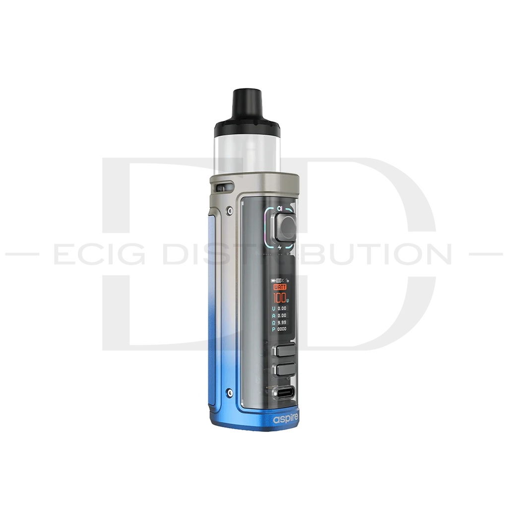 Aspire Veynom LX Vape Kit - Chrome Blue Fade