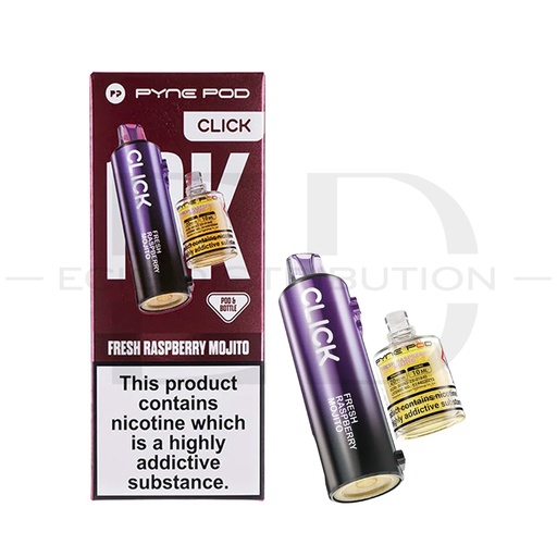 [PYNPCL10KRP-FRM] Pyne Pod Click 10K Refillable Pod - Fresh Raspberry Mojito