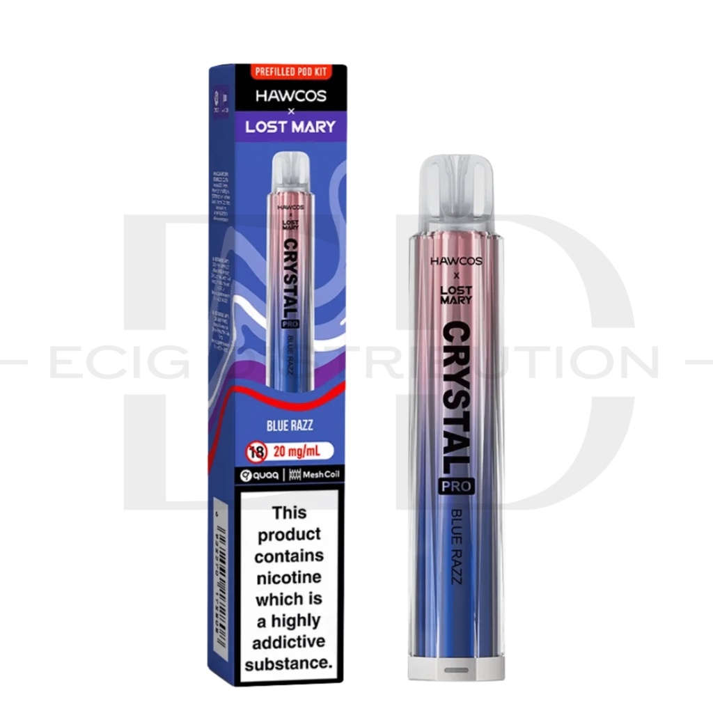 Lost Mary Hawcos Crystal Pro Pod Kit - Blue Razz