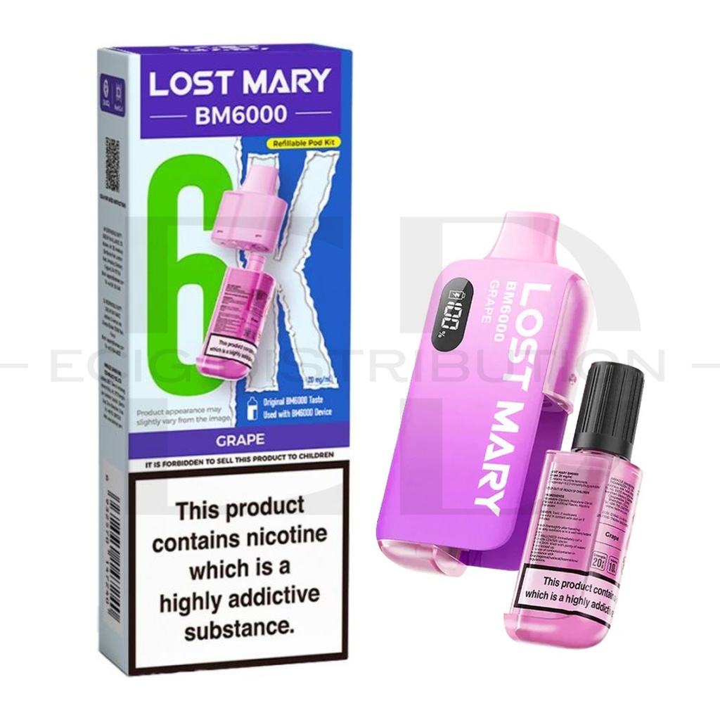 Lost Mary BM6000 Pod Kit - Grape