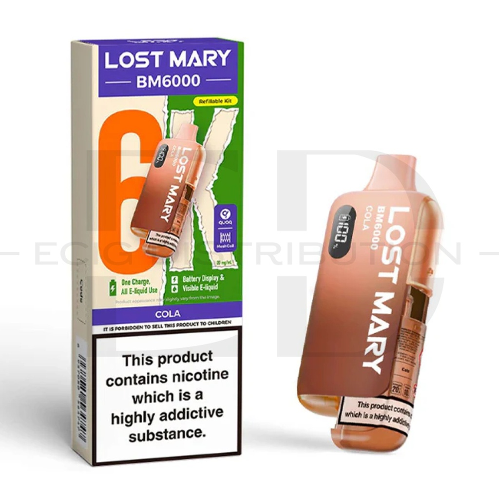Lost Mary BM6000 Pod Kit - Cola