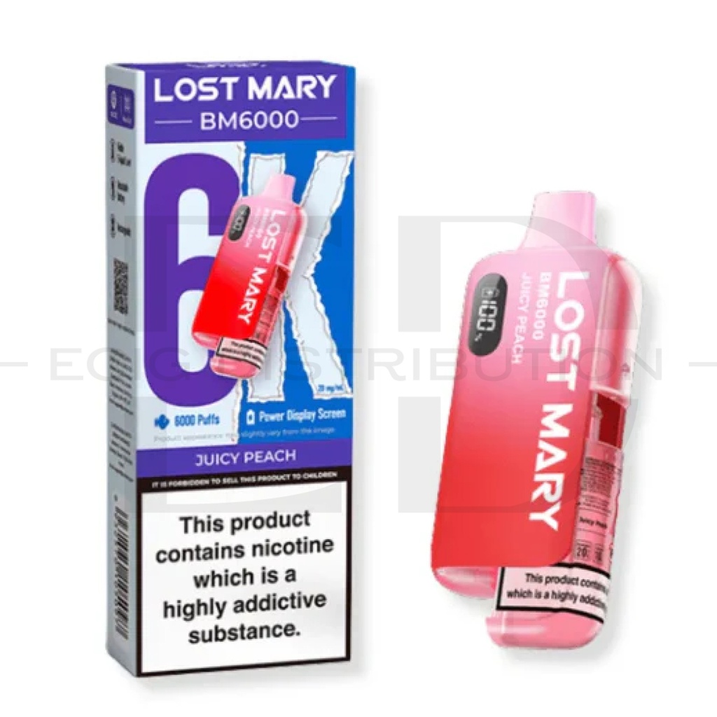 Lost Mary BM6000 Pod Kit - Juicy Peach