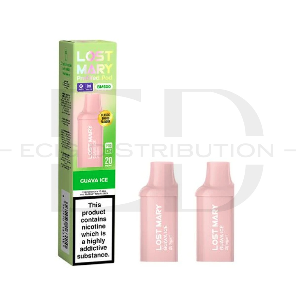 Lost Mary BM600 Refillable Pod 2Pcs/Pack - Guava Ice