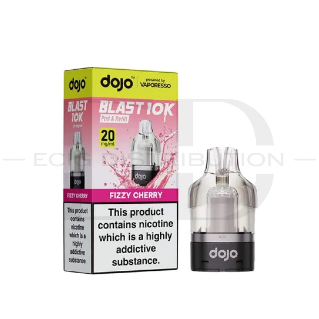 Vaporesso Dojo Blast 10K Refillable Pod - Fizzy Cherry 20MG