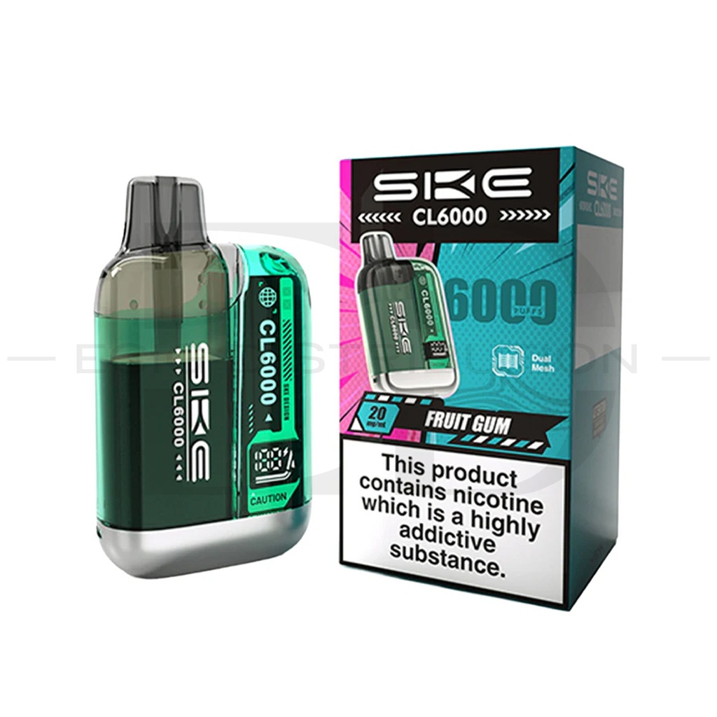 SKE Crystal CL6000 Pod Kit - Fruit Gum