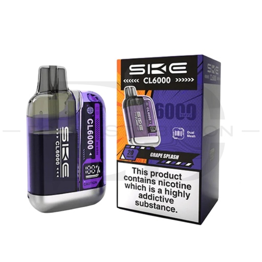[SKECCLPK-GS] SKE Crystal CL6000 Pod Kit - Grape Splash