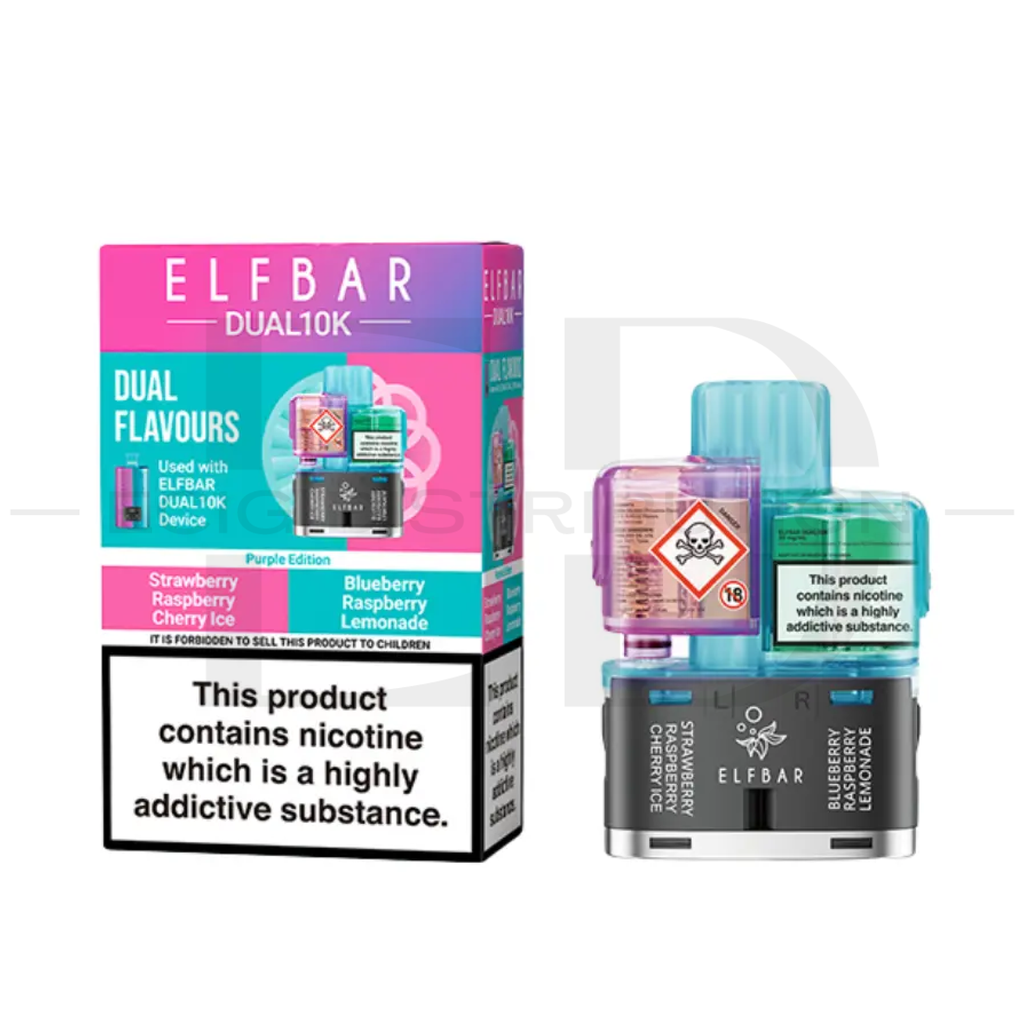Elfbar Dual10K Pod Kit - Purple Edition