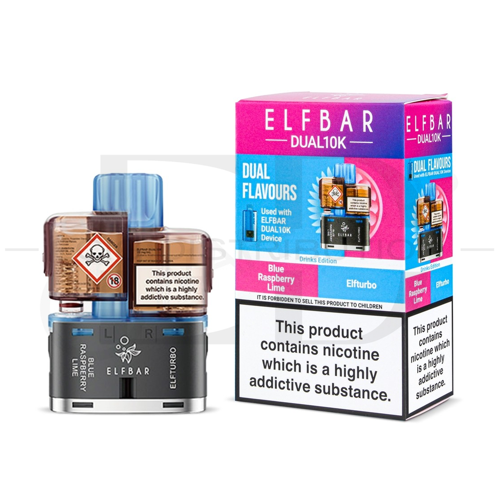 Elfbar Dual10K Refillable Pod - Drinks Edition